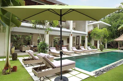 Streamdale Furniture Streamdale 6 X 9ft Patio Umbrella Outdoor Waterproof Umbrella With Crank