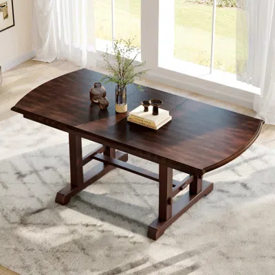 Streamdale Furniture Streamdale 60-78" Extendable Farmhouse Dining Table