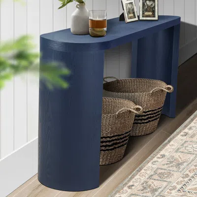 Streamdale Furniture Streamdale 60" Entryway Table With Curved Legs