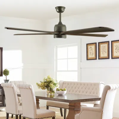 Streamdale Furniture Streamdale 60" Modern Wood Ceiling Fan With Light And Remote Control