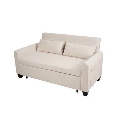 Streamdale Furniture Streamdale 61" Fabric Sofa Bed - Storage, Adjustable, Indoor/outdoor