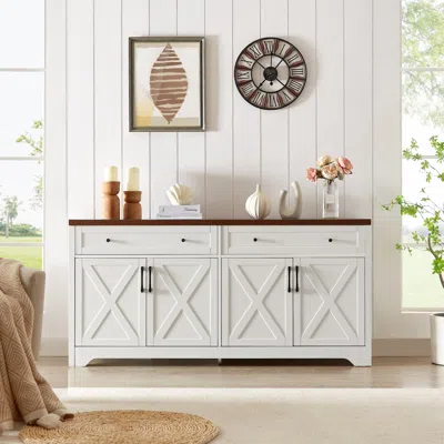 Streamdale Furniture Streamdale 61" Tv Stand With Storage - Living Room/bedroom