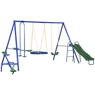 Streamdale Furniture Streamdale 616 Lbs Swing Set For Backyard