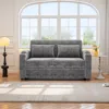 Streamdale Furniture Streamdale 61.6" Pull Out Sofa Bed Loveseat With Usb & Cup Holders