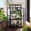 Streamdale Furniture Streamdale 62" Height Wood Largehouse Balcony Portable Cold Frame With Wheels