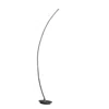 Streamdale Furniture Streamdale 62.25-inch Bradie Brushed Nickel Led Arc Tube Floor Lamp