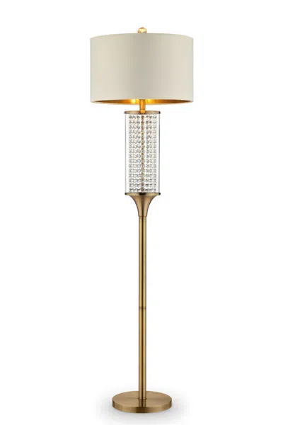 Streamdale Furniture Streamdale 62.25-inch Pluviam Crystal Floor Lamp
