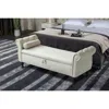 Streamdale Furniture Streamdale 63" Velvet Multi-use Tufted Sofa Stool