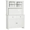 Streamdale Furniture Streamdale 63.5" Kitchen Buffet With Hutch