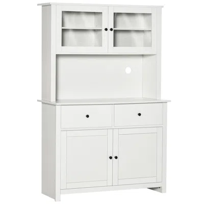 Streamdale Furniture Streamdale 63.5" Kitchen Buffet With Hutch