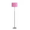 Streamdale Furniture Streamdale 63"in Pink Roses In Bloom Acrylic/metal Floor Lamp
