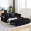 Streamdale Furniture Streamdale 64.5" 3-in-1 Sleeper Sofa With Pullout Bed, Pillows, Pockets