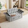 Streamdale Furniture Streamdale 65" Foldable Sofa Bed Desk W/ Usb