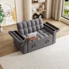 Streamdale Furniture Streamdale 65" Foldable Sofa Bed Desk W/ Usb