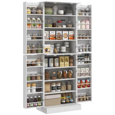 Streamdale Furniture Streamdale 65" Modern Kitchen Cabinet With Doors And Shelves