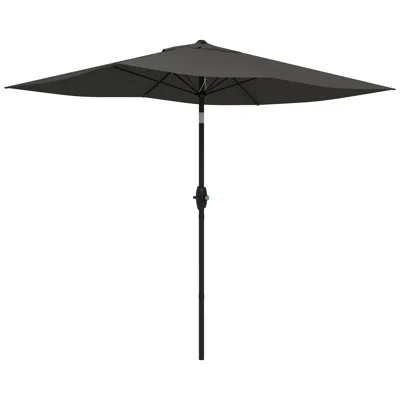 Streamdale Furniture Streamdale 6.5' X 10' Rectangular Market Umbrella