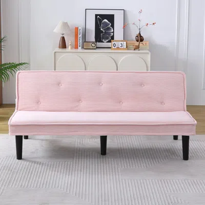 Streamdale Furniture Streamdale 66" Corduroy Sofa Bed - Flexible Living Room/apartment/bedroom