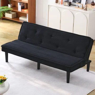 Streamdale Furniture Streamdale 66" Corduroy Sofa Bed - Flexible Living Room/apartment/bedroom