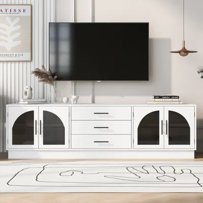 Streamdale Furniture Streamdale 68.9" Modern Tv Stand With Adjustable Shelves For Tvs Up To 75