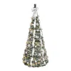 Streamdale Furniture Streamdale 6ft Flocked Pop-up Christmas Tree With 150 Warm White Lights & Ornaments