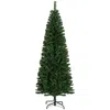 Streamdale Furniture Streamdale 6ft Pencil Christmas Tree Unlit Slim Douglas Fir Xmas Tree 618 Tips Green