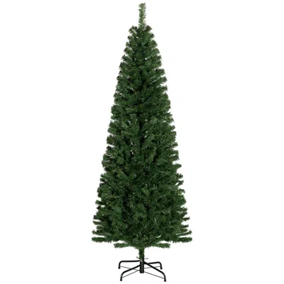 Streamdale Furniture Streamdale 6ft Pencil Christmas Tree Unlit Slim Douglas Fir Xmas Tree 618 Tips Green