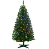 Streamdale Furniture Streamdale 6ft Prelit Artificial Christmas Tree W/ 584 Branches 212 Led Lights Auto Open In Green