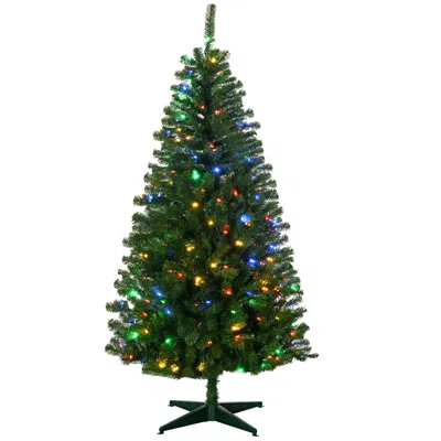 Streamdale Furniture Streamdale 6ft Prelit Artificial Christmas Tree W/ 584 Branches 212 Led Lights Auto Open In Green