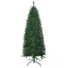 Streamdale Furniture Streamdale 6ft Unlit Slim Fir Artificial Christmas Tree Green In Green