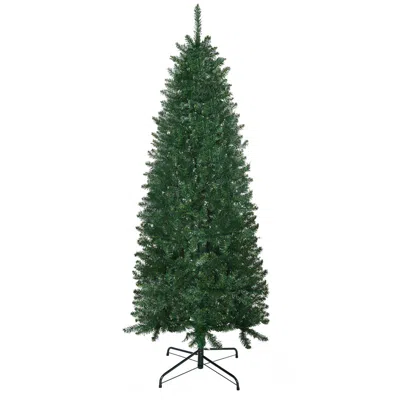 Streamdale Furniture Streamdale 6ft Unlit Slim Fir Artificial Christmas Tree Green