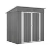Streamdale Furniture Streamdale 6ft X 4ft Outdoor Metal Storage Shed