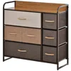 Streamdale Furniture Streamdale 7-drawer Dresser With Fabric Drawers, Foldable, Durable, Safe, Stable