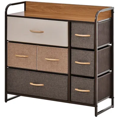 Streamdale Furniture Streamdale 7-drawer Dresser With Fabric Drawers, Foldable, Durable, Safe, Stable