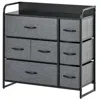 Streamdale Furniture Streamdale 7-drawer Foldable Dresser For Storage