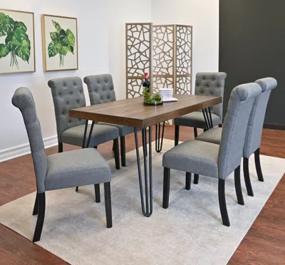 STREAMDALE FURNITURE STREAMDALE 7-PIECE DINING SET