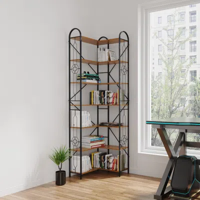 Streamdale Furniture Streamdale 7-shelf Modern Bookcase
