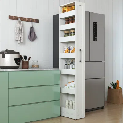 Streamdale Furniture Streamdale 7-tier Pull-out Storage Shelf For Kitchen/living Room