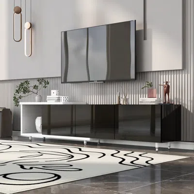 Streamdale Furniture Streamdale 70.1"-100" Modern Stylish Tv Stand Tv Cabinet For 80+inch Tv
