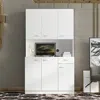 Streamdale Furniture Streamdale 70.87" Tall Wardrobe & Kitchen Cabinet