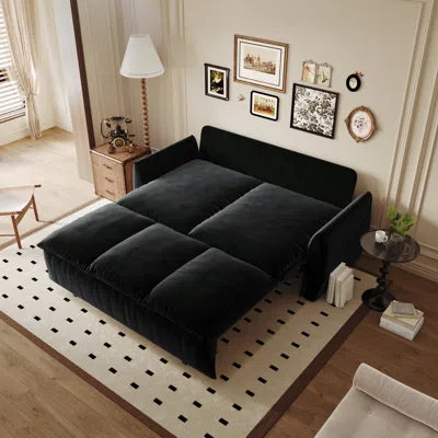 Streamdale Furniture Streamdale 70.9" Convertible Sofa Bed With Accessories