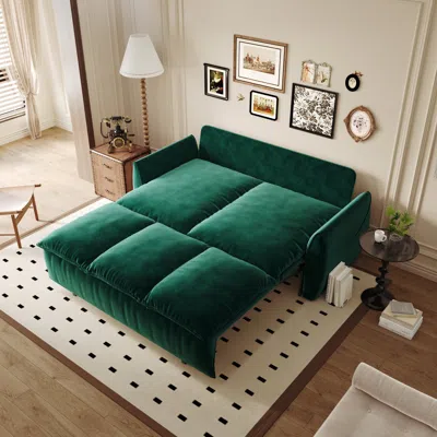Streamdale Furniture Streamdale 70.9" Convertible Sofa Bed With Pillow & Blanket