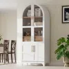 Streamdale Furniture Streamdale 71" Arched Kitchen Pantry Cabinet