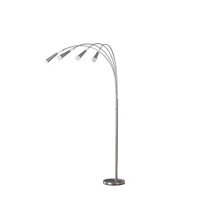 Streamdale Furniture Streamdale 72" Kiery 4 Arm Aluminum Led Arc Floor Lamp