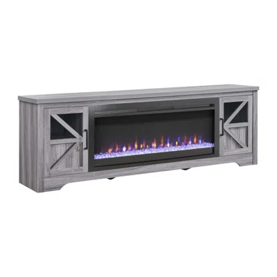 Streamdale Furniture Streamdale 75" Fireplace Tv Stand For Tvs Up To 80",with 44" Electric Fireplace