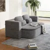 Streamdale Furniture Streamdale 75" Foldable Sofa Bed With Blanket