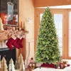Streamdale Furniture Streamdale 7.5ft Christmas Tree 1599 Tips 450 Warm White Led Lights Easy Setup In Gray