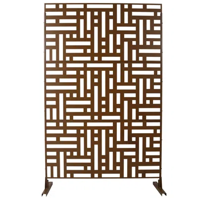 Streamdale Furniture Streamdale 76" Metal Privacy Screen - Indoor/outdoor