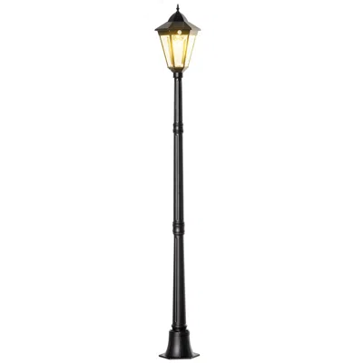 Streamdale Furniture Streamdale 77" Solar Lamp Post Light