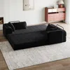 Streamdale Furniture Streamdale 78.7" Convertible Sleeper Sofa Bed With Pillow & Side Pocket
