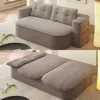 Streamdale Furniture Streamdale 78.7" Modern Foldable Sofa Bed With Blanket & Pillows In Gray